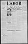 Thumbnail image of item number 1 in: 'Oklahoma Labor (Oklahoma City, Okla.), Vol. 1, No. 7, Ed. 1 Friday, January 3, 1936'.