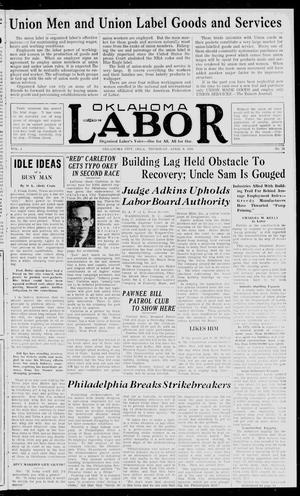Oklahoma Labor (Oklahoma City, Okla.), Vol. 1, No. 21, Ed. 1 Thursday, April 9, 1936