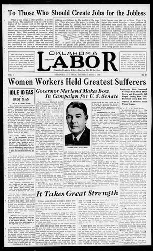 Oklahoma Labor (Oklahoma City, Okla.), Vol. 1, No. 29, Ed. 1 Thursday, June 4, 1936
