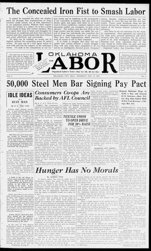 Oklahoma Labor (Oklahoma City, Okla.), Vol. 2, No. 1, Ed. 1 Thursday, November 19, 1936