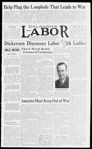 Oklahoma Labor (Oklahoma City, Okla.), Vol. 2, No. 16, Ed. 1 Thursday, March 4, 1937