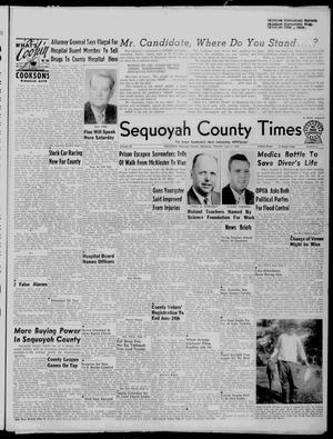 Sequoyah County Times (Sallisaw, Okla.), Vol. 68, No. 3, Ed. 1 Friday, June 17, 1960