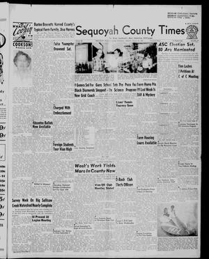 Primary view of object titled 'Sequoyah County Times (Sallisaw, Okla.), Vol. 68, No. 13, Ed. 1 Friday, August 26, 1960'.
