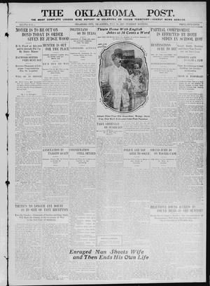 Primary view of object titled 'The Oklahoma Post. (Oklahoma City, Okla. Terr.), Vol. 2, No. 51, Ed. 1 Tuesday, July 30, 1907'.