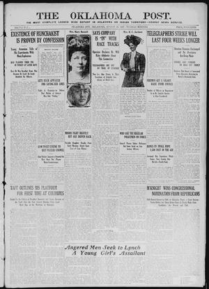 The Oklahoma Post. (Oklahoma City, Okla. Terr.), Vol. 2, No. 72, Ed. 1 Tuesday, August 20, 1907