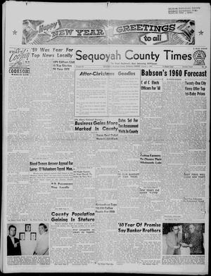 Sequoyah County Times (Sallisaw, Okla.), Vol. 67, No. 31, Ed. 1 Friday, January 1, 1960