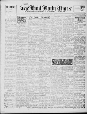Primary view of object titled 'The Enid Daily Times (Enid, Okla.), Vol. 31, No. 324, Ed. 1 Saturday, March 10, 1928'.