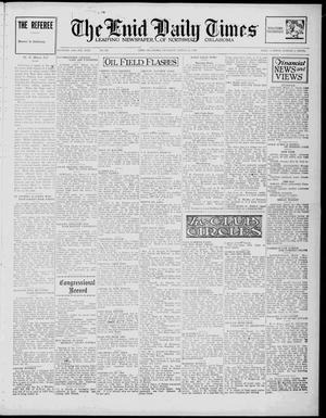 The Enid Daily Times (Enid, Okla.), Vol. 31, No. 329, Ed. 1 Thursday, March 15, 1928