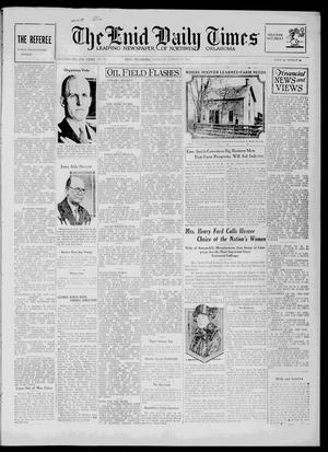 The Enid Daily Times (Enid, Okla.), Vol. 32, No. 189, Ed. 1 Saturday, October 27, 1928