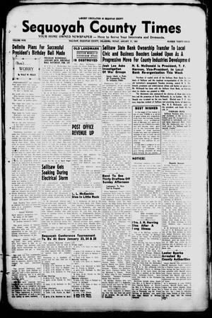 Sequoyah County Times (Sallisaw, Okla.), Vol. 9, No. 33, Ed. 1 Friday, January 17, 1941