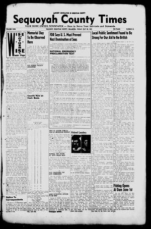 Sequoyah County Times (Sallisaw, Okla.), Vol. 9, No. 52, Ed. 1 Friday, May 30, 1941