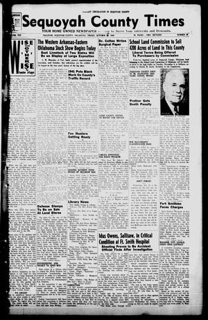 Sequoyah County Times (Sallisaw, Okla.), Vol. 10, No. 19, Ed. 1 Friday, October 10, 1941