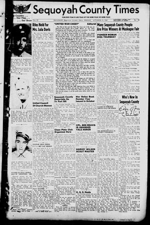 Sequoyah County Times (Sallisaw, Okla.), Vol. 12, No. 20, Ed. 1 Friday, October 15, 1943