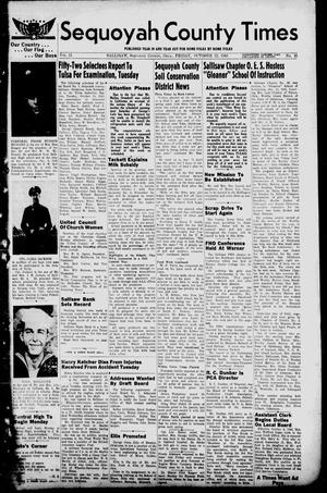 Sequoyah County Times (Sallisaw, Okla.), Vol. 12, No. 21, Ed. 1 Friday, October 22, 1943