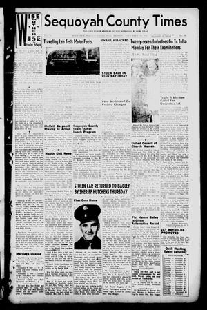 Sequoyah County Times (Sallisaw, Okla.), Vol. 12, No. 25, Ed. 1 Friday, November 19, 1943