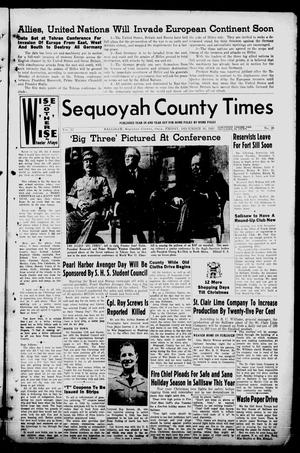 Sequoyah County Times (Sallisaw, Okla.), Vol. 12, No. 28, Ed. 1 Friday, December 10, 1943