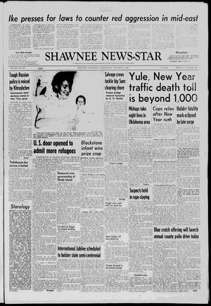 Primary view of object titled 'Shawnee News-Star (Shawnee, Okla.), Vol. 62, No. 223, Ed. 1 Wednesday, January 2, 1957'.
