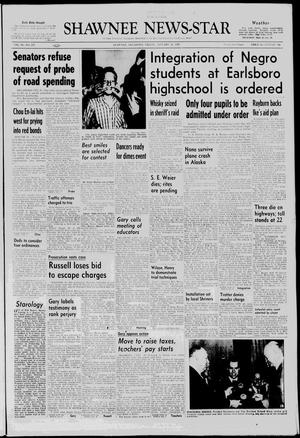 Primary view of object titled 'Shawnee News-Star (Shawnee, Okla.), Vol. 62, No. 237, Ed. 1 Friday, January 18, 1957'.
