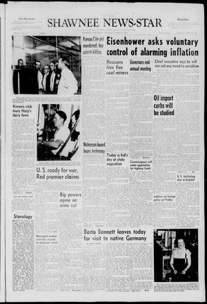 Shawnee News-Star (Shawnee, Okla.), Vol. 63, No. 61, Ed. 1 Thursday, June 27, 1957