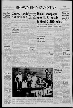 Primary view of object titled 'Shawnee News-Star (Shawnee, Okla.), Vol. 63, No. 118, Ed. 1 Sunday, September 1, 1957'.