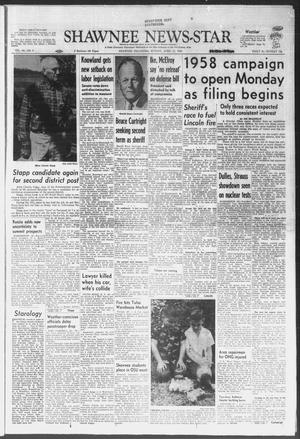 Shawnee News-Star (Shawnee, Okla.), Vol. 64, No. 9, Ed. 1 Sunday, April 27, 1958