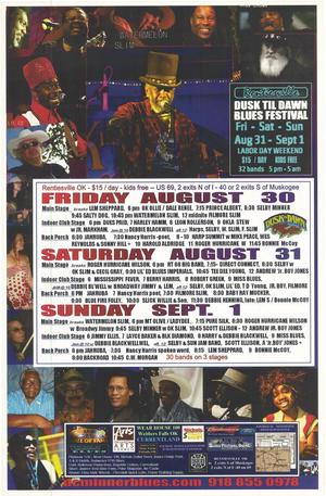 Rentiesville Dusk Til Dawn Blues Festival Poster