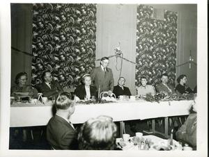 Ralph Goley and Employees of Gold Spot Dairy at Dinner