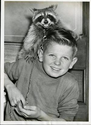Primary view of object titled 'Raccoon and Boy'.