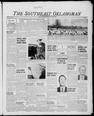 Primary view of object titled 'The Southeast Oklahoman (Hugo, Okla.), Vol. 37, No. 17, Ed. 1 Thursday, April 25, 1957'.