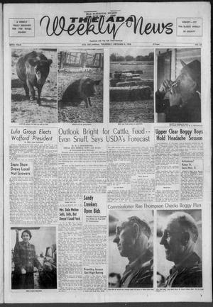 The Ada Weekly News (Ada, Okla.), Vol. 58, No. 35, Ed. 1 Thursday, December 4, 1958