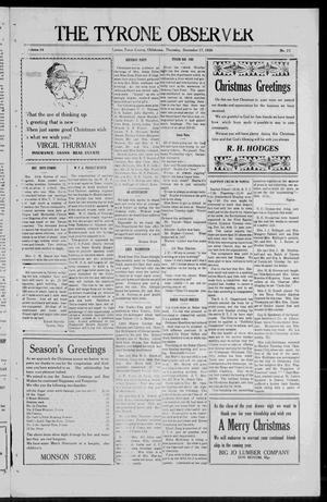 The Tyrone Observer (Tyrone, Okla.), Vol. 34, No. 21, Ed. 1 Thursday, December 17, 1936