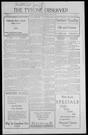 The Tyrone Observer (Tyrone, Okla.), Vol. 38, No. 12, Ed. 1 Thursday, October 9, 1941