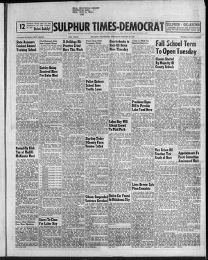 Sulphur Times-Democrat (Sulphur, Okla.), Vol. 57, No. 43, Ed. 1 Thursday, August 29, 1957
