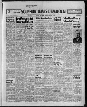 Sulphur Times-Democrat (Sulphur, Okla.), Vol. 57, No. 50, Ed. 1 Thursday, October 17, 1957