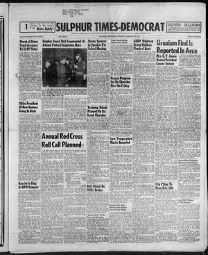 Sulphur Times-Democrat (Sulphur, Okla.), Vol. 58, No. 16, Ed. 1 Thursday, February 20, 1958
