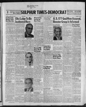 Primary view of object titled 'Sulphur Times-Democrat (Sulphur, Okla.), Vol. 58, No. 30, Ed. 1 Thursday, May 29, 1958'.