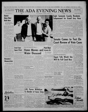 The Ada Evening News (Ada, Okla.), Vol. 54, No. 5, Ed. 1 Tuesday, March 19, 1957
