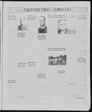 Sulphur Times-Democrat (Sulphur, Okla.), Vol. 58, No. 40, Ed. 1 Thursday, August 6, 1959