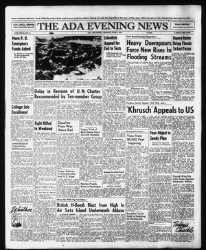 The Ada Evening News (Ada, Okla.), Vol. 54, No. 70, Ed. 1 Monday, June 3, 1957