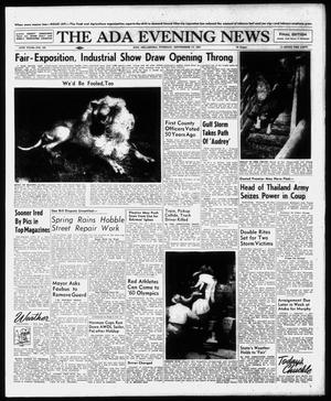 The Ada Evening News (Ada, Okla.), Vol. 54, No. 161, Ed. 1 Tuesday, September 17, 1957