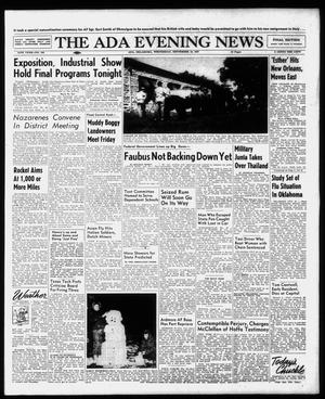 The Ada Evening News (Ada, Okla.), Vol. 54, No. 162, Ed. 1 Wednesday, September 18, 1957