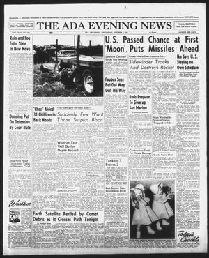 Primary view of object titled 'The Ada Evening News (Ada, Okla.), Vol. 54, No. 180, Ed. 1 Wednesday, October 9, 1957'.