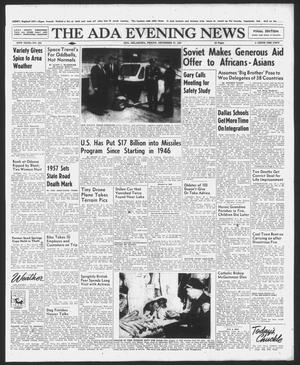 The Ada Evening News (Ada, Okla.), Vol. 54, No. 244, Ed. 1 Friday, December 27, 1957