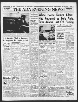 The Ada Evening News (Ada, Okla.), Vol. 55, No. 154, Ed. 1 Wednesday, September 10, 1958