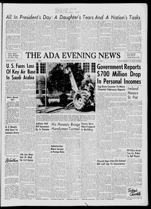 The Ada Evening News (Ada, Okla.), Vol. 58, No. 4, Ed. 1 Friday, March 17, 1961