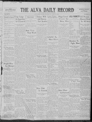 The Alva Daily Record (Alva, Okla.), Vol. 29, No. 60, Ed. 1 Thursday, April 30, 1931