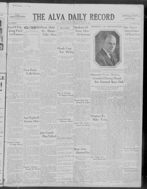 The Alva Daily Record (Alva, Okla.), Vol. 29, No. 82, Ed. 1 Tuesday, May 26, 1931