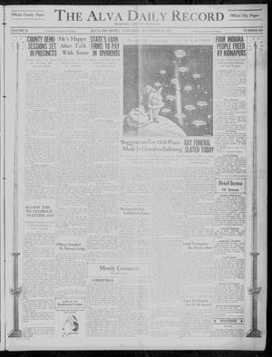 The Alva Daily Record (Alva, Okla.), Vol. 35, No. 308, Ed. 1 Saturday, December 25, 1937