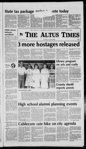 The Altus Times (Altus, Okla.), Vol. 63, No. 145, Ed. 1 Tuesday, June 18, 1985