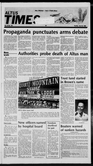 Altus Times (Altus, Okla.), Vol. 63, No. 181, Ed. 1 Tuesday, July 30, 1985